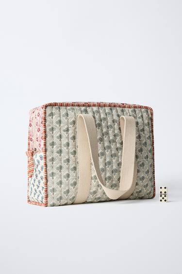 FLORAL CHANGING BAG - Ecru White by Zara - Image 5