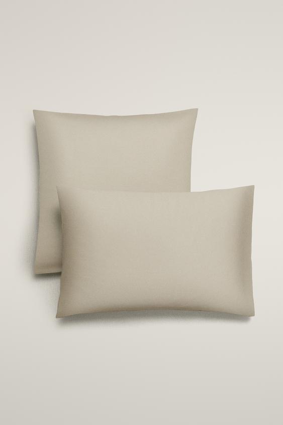SATEEN PILLOWCASE (1000 THREAD COUNT) - Grey by Zara - Image 0