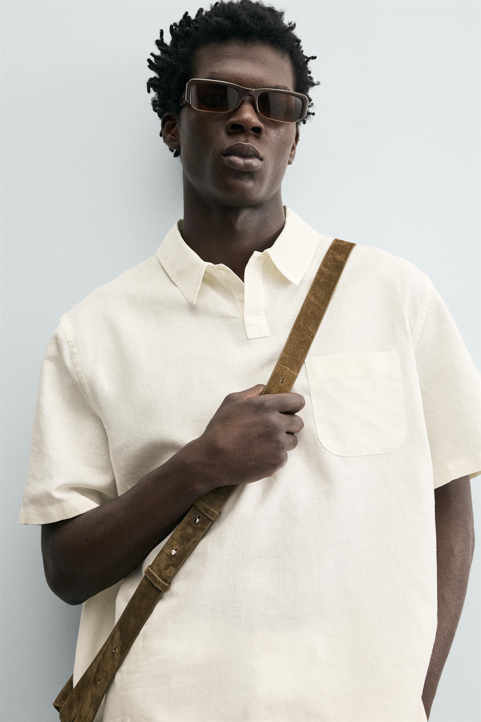 POLO REGULAR FIT CHANVRE ET COTON