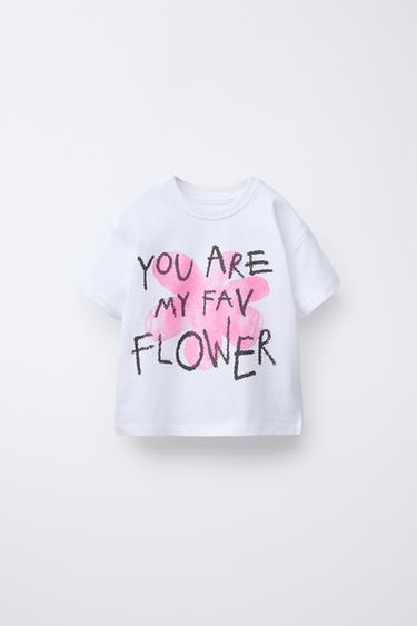 PRINTED T-SHIRT - Pink by Zara - Image 0