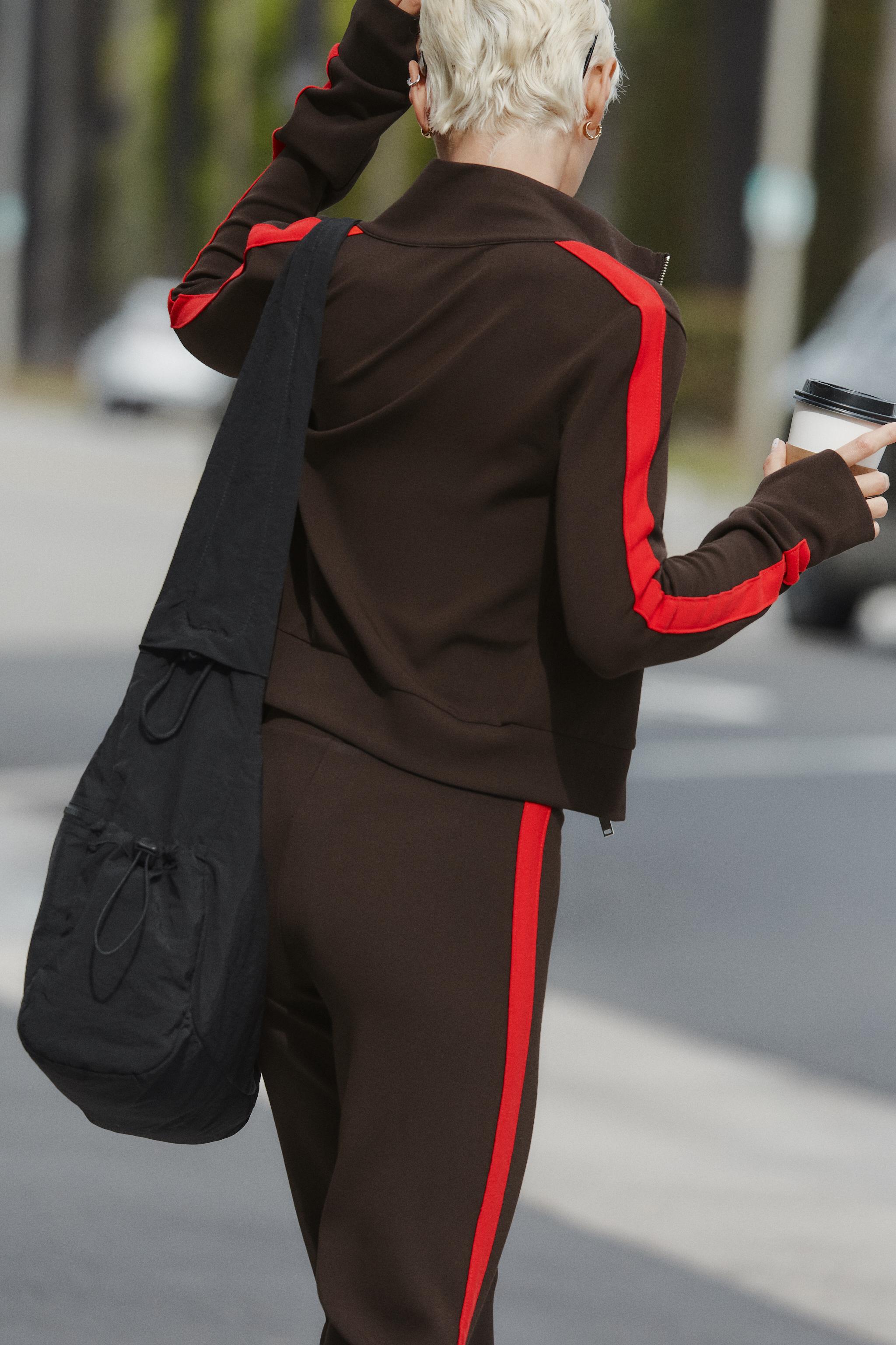 PANTALON FLARE BANDE LATÉRALE