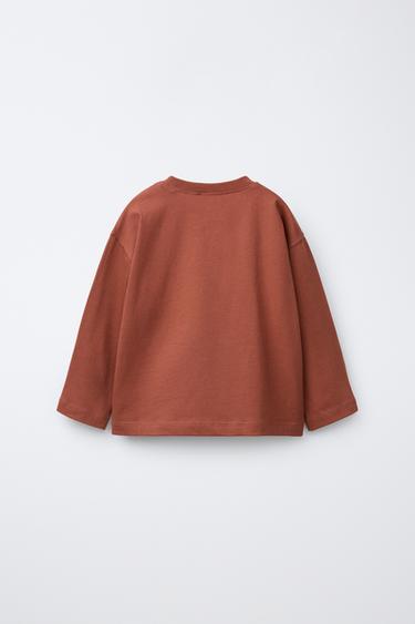 ANIMAL PRINT T-SHIRT — Dark russet 2