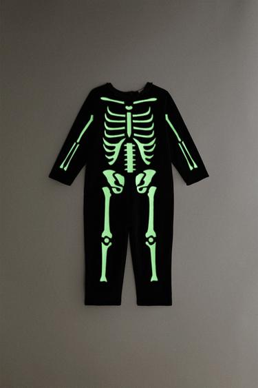 CHILDREN'S SKELETON HALLOWEEN COSTUME - Black de Zara - Image 4