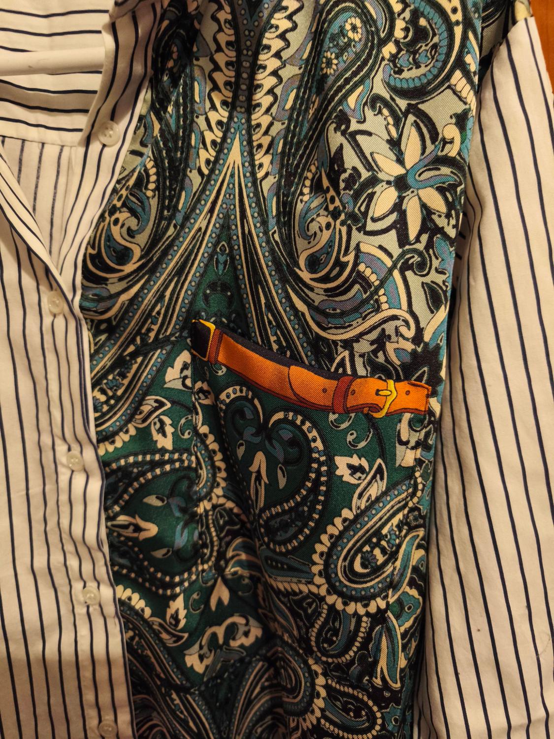 CONTRASTING STRIPED SHIRT - Image 4