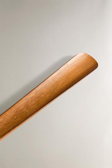 EXTRA-LONG ACACIA WOOD SHOEHORN - Light beige by Zara - Image 2