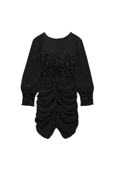 MICRO DOT MINI DRESS