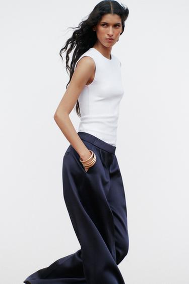 TOP SANS MANCHES - Blanc de Zara - Image 5