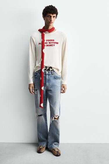 GIÀY THỂ THAO DA HARRY LAMBERT FOR ZARA X DISNEY - Nâu Cát từ Zara - Hình ảnh 0