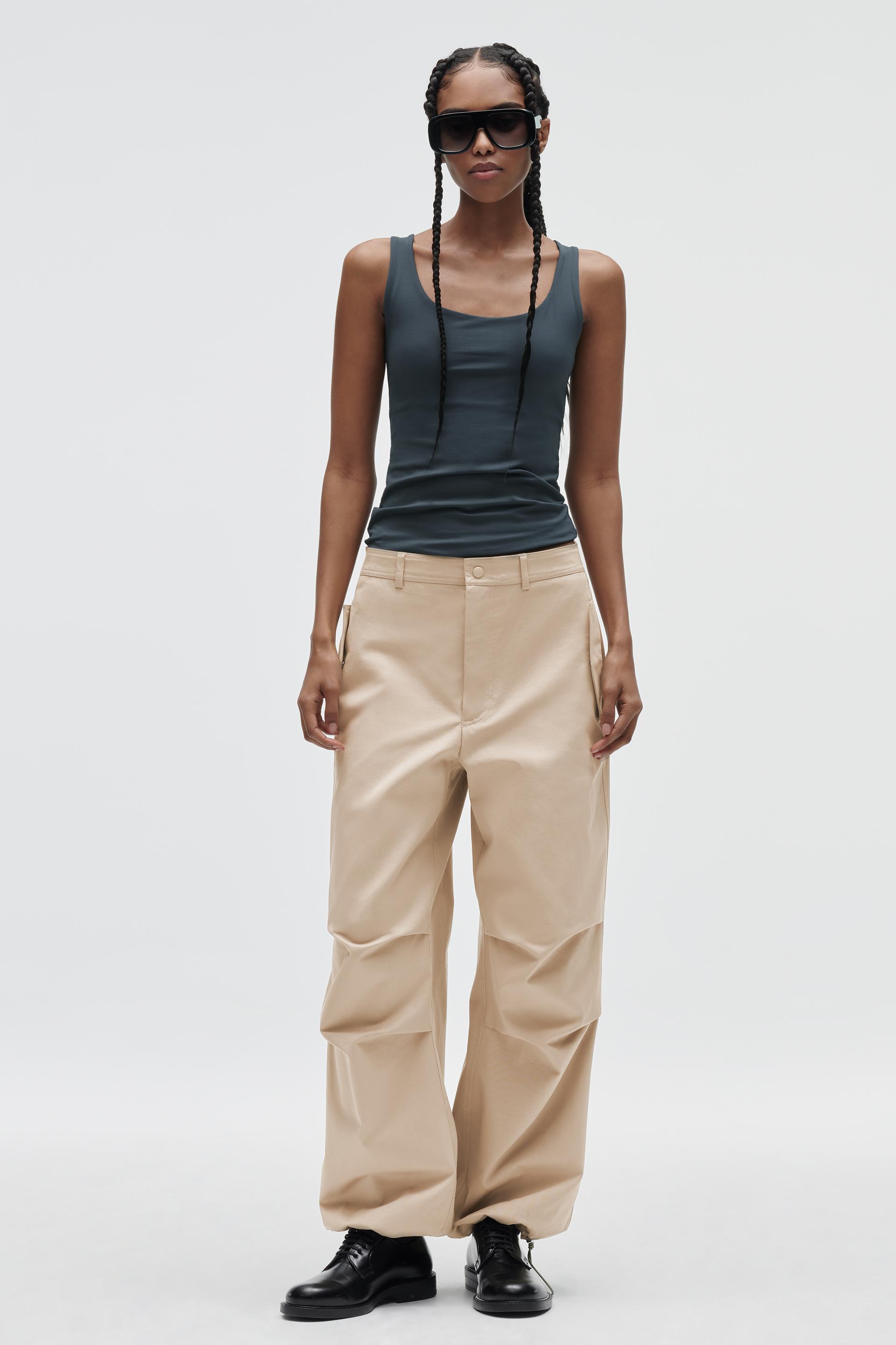 ELASTIC TOP WITH WIDE STRAPS Anthracite grey ZARA Australia