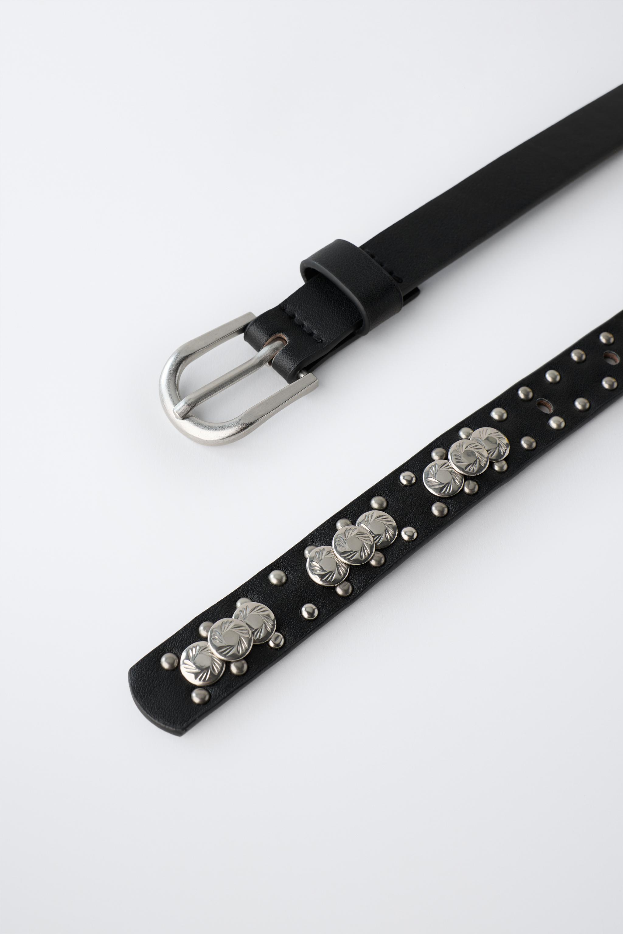 STUDDED BELT — Black (alternate view)