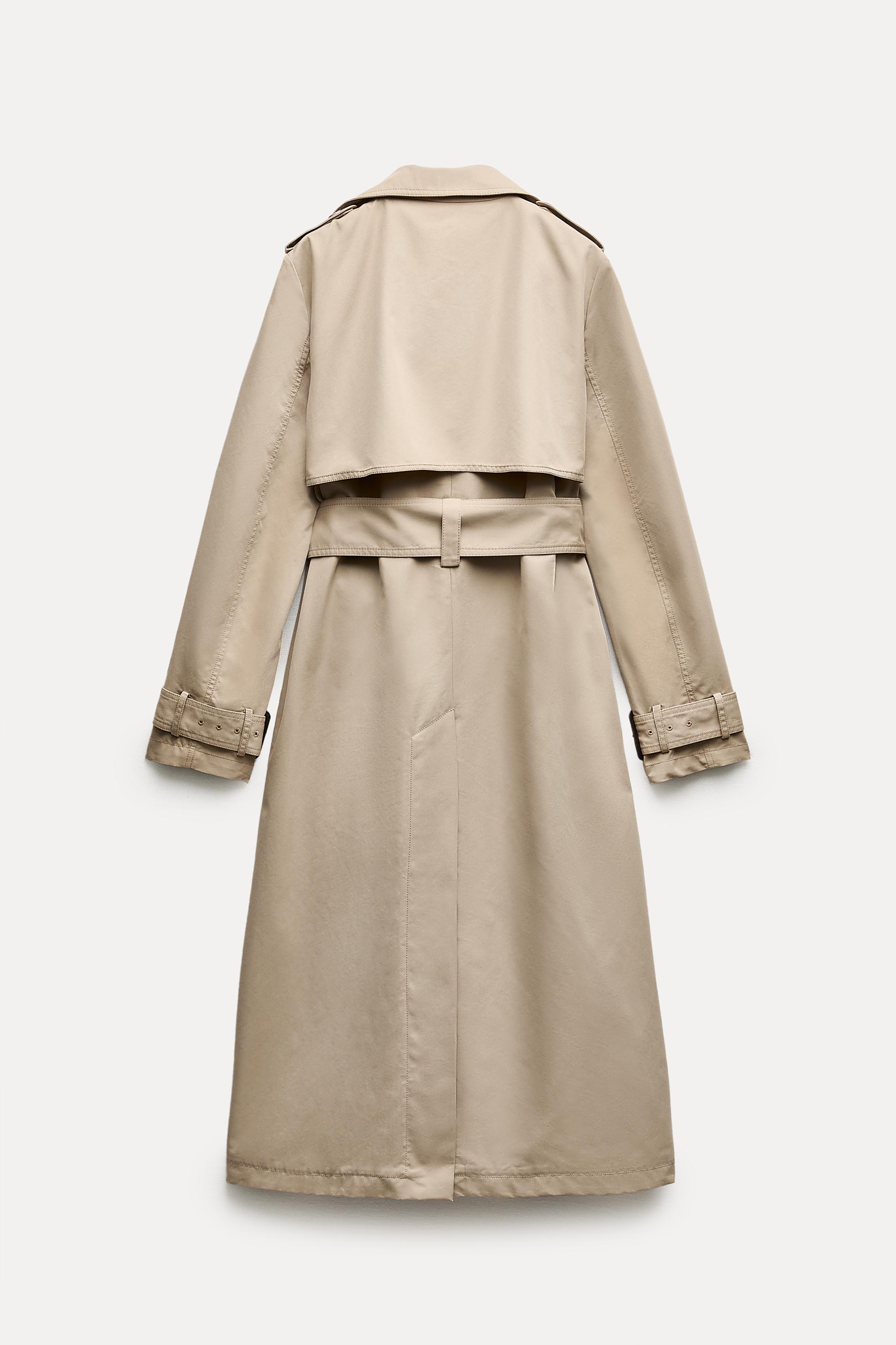 ZW COLLECTION BELTED GABARDINE TRENCH - Beige | ZARA Canada