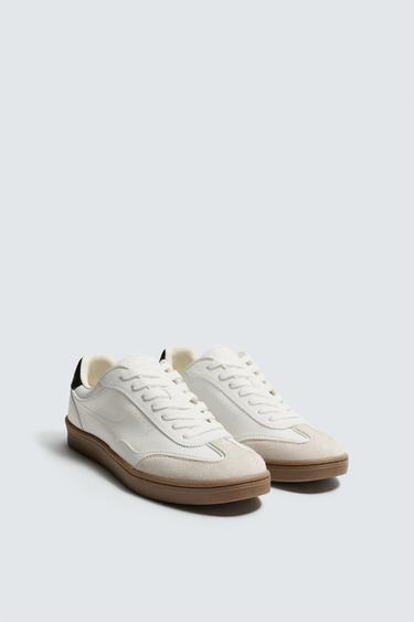 ZAPATILLA SUELA CONTRASTE - Blanco de Zara