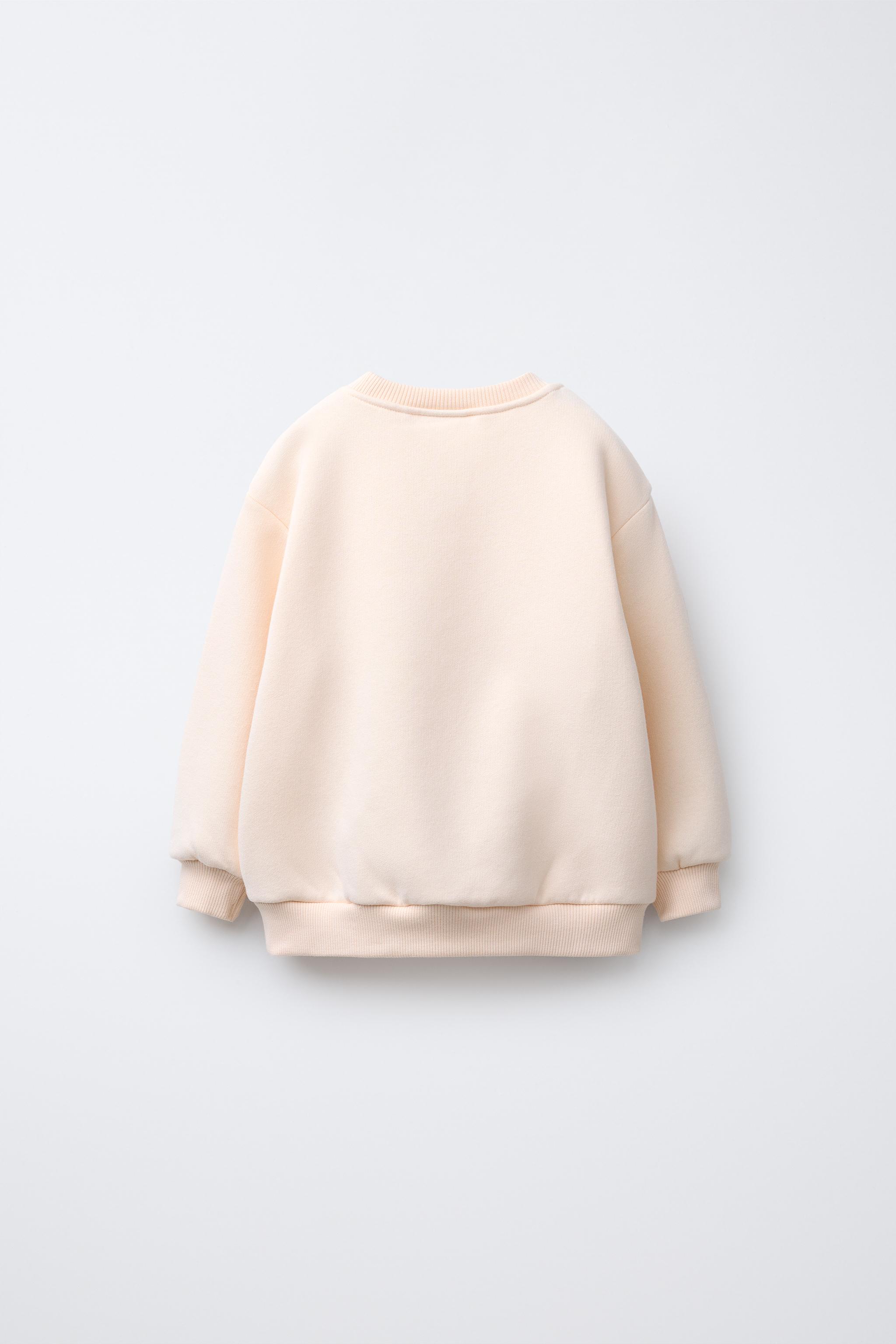 TULLE BOW SWEATSHIRT - Pastel pink | ZARA United States
