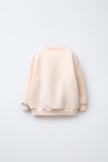 TULLE BOW SWEATSHIRT - Pastel pink by Zara - Image 1
