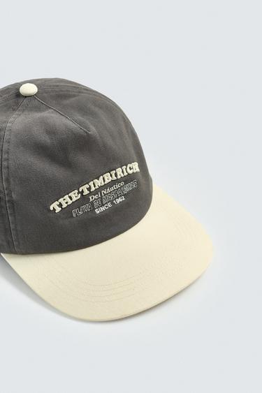 EMBROIDERED FLAT PEAK CAP - Blue grey de Zara - Image 2