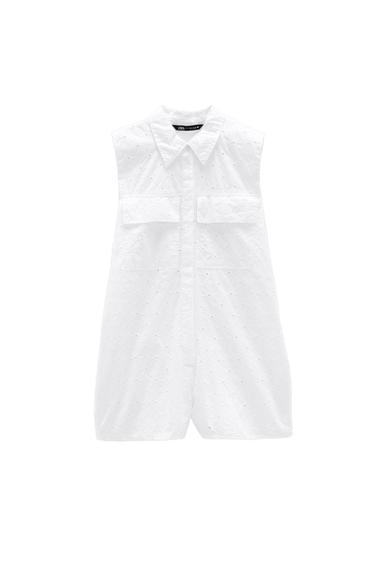 DRESS WITH CUTWORK EMBROIDERY