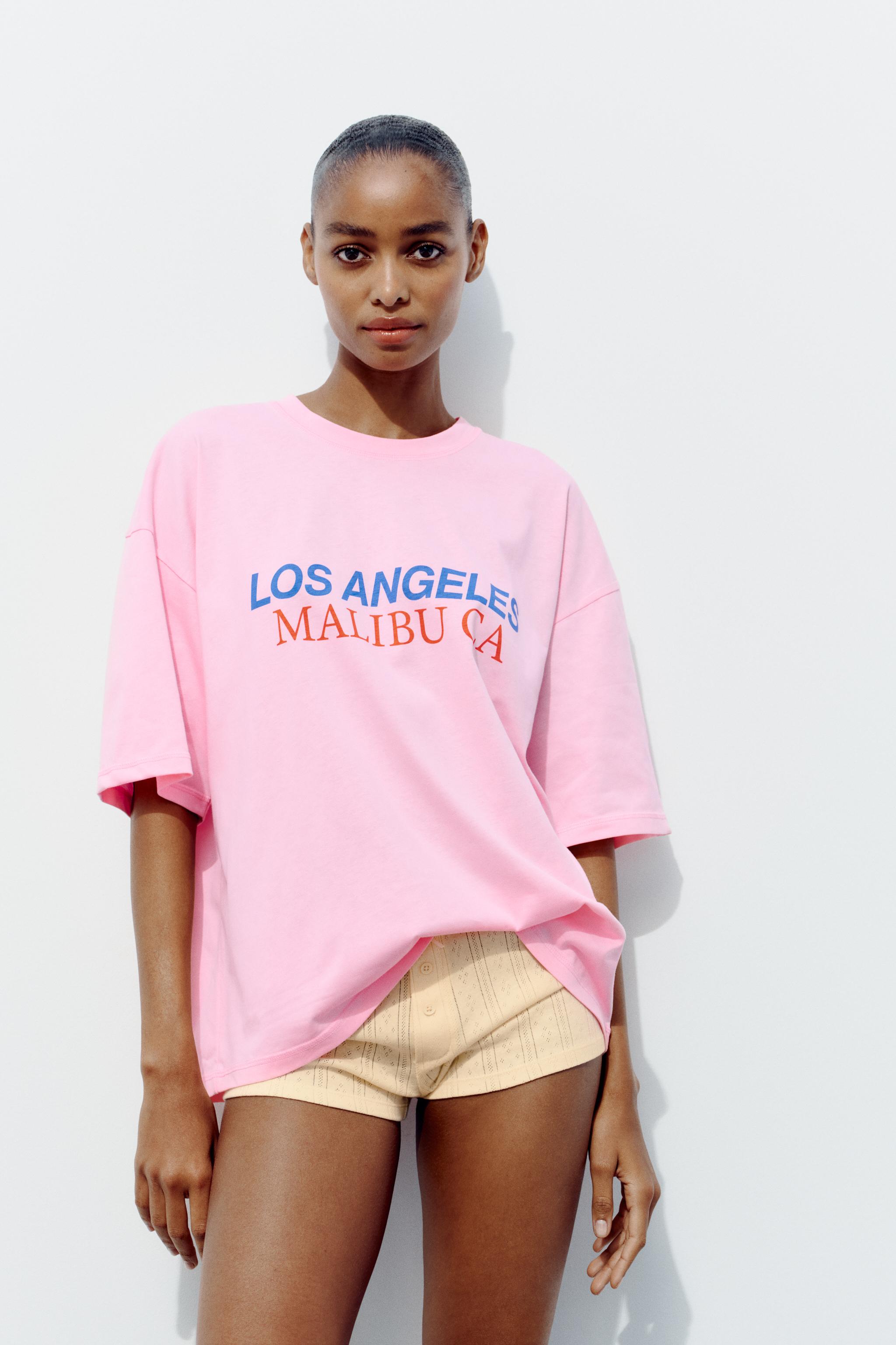 Women's Pink T-Shirt | Explore our New Arrivals | ZARA United States