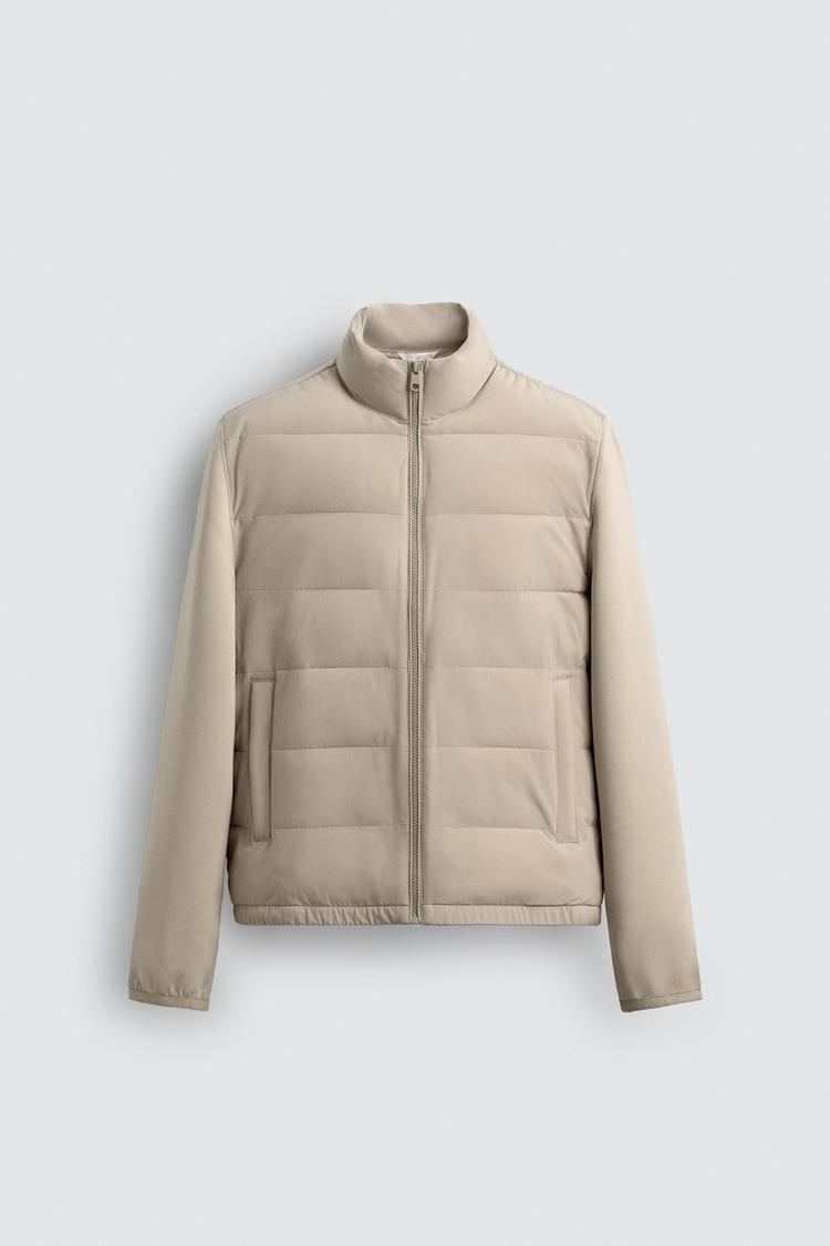 ZARA QUILTED COMBINED JACKET