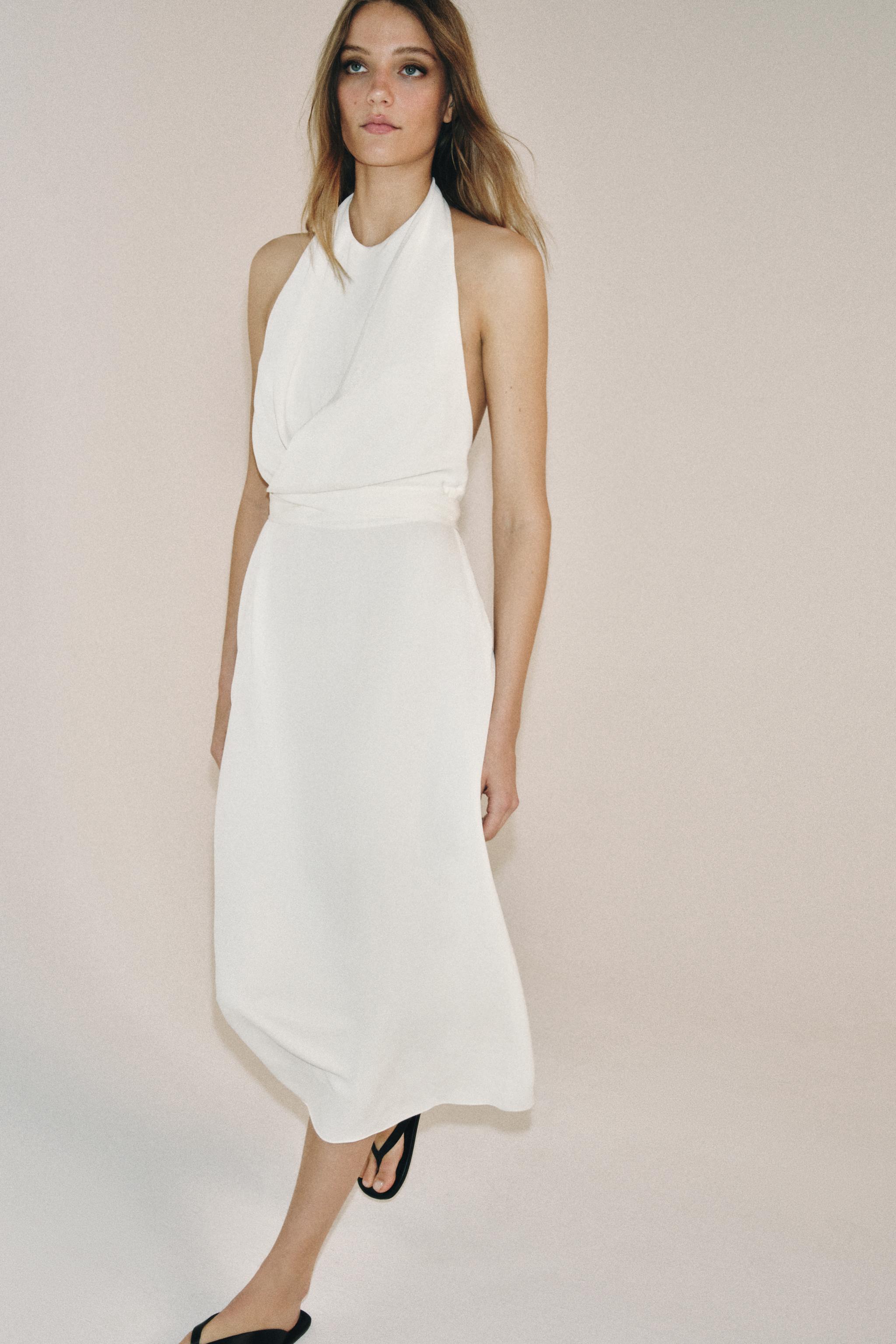 ROBE HALTER FLUIDE ZW COLLECTION