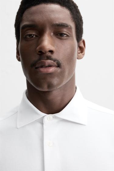 REGULAR FIT SHIRT - White de Zara - Image 4