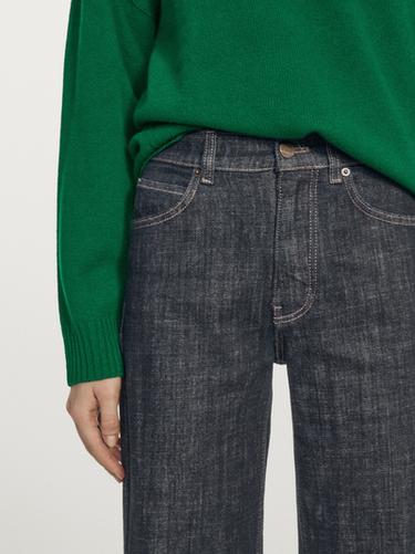 Zara Flared high-waist jeans - Blue