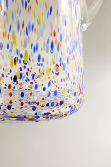 PICHET VERRE RECYCLABLE MULTICOLORE - Bleu de Zara - Image 4
