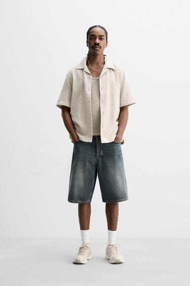 CAMISA ESTRUCTURA TEXTURA - Crudo de Zara - Imagen 0
