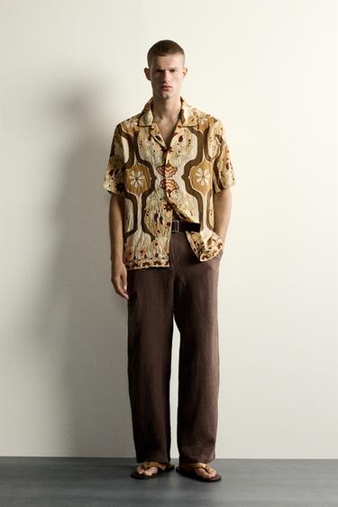 FLUID ABSTRACT PRINT SHIRT - Multicoloured by Zara - Image 0