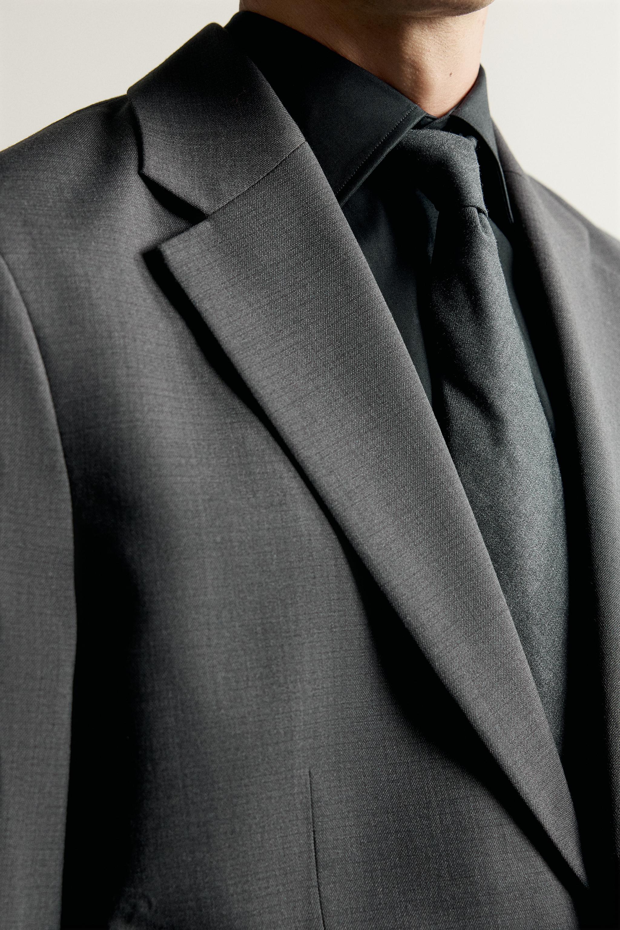 Мужские пиджаки Zara COMFORT SUIT BLAZER — фото 7