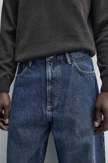 JEAN TAPERED WIDE FIT - Bleu de Zara - Image 6