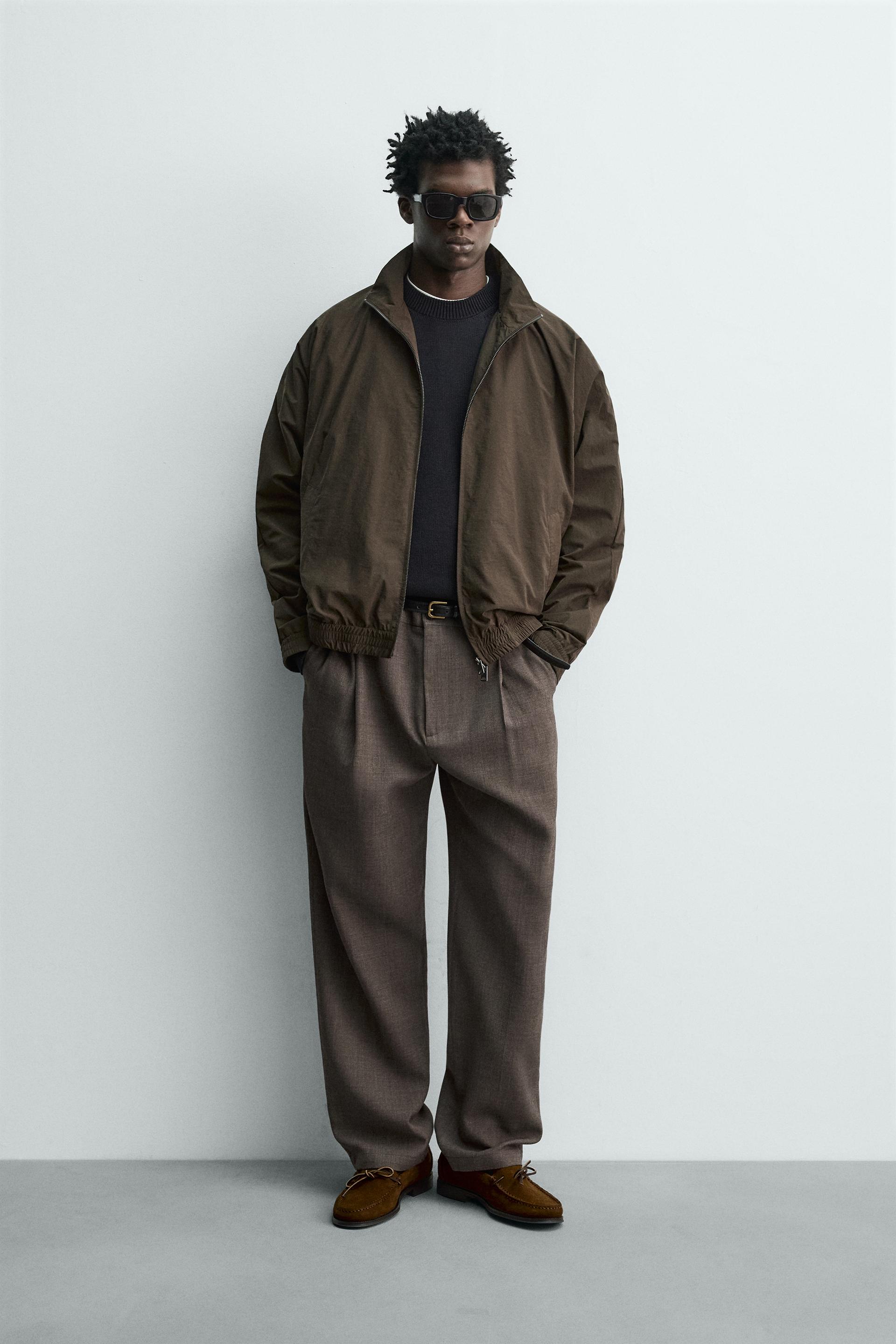Relaxed Fit Bomber Jacket