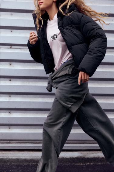 WATER-REPELLENT PUFFER ANORAK - Black by Zara
