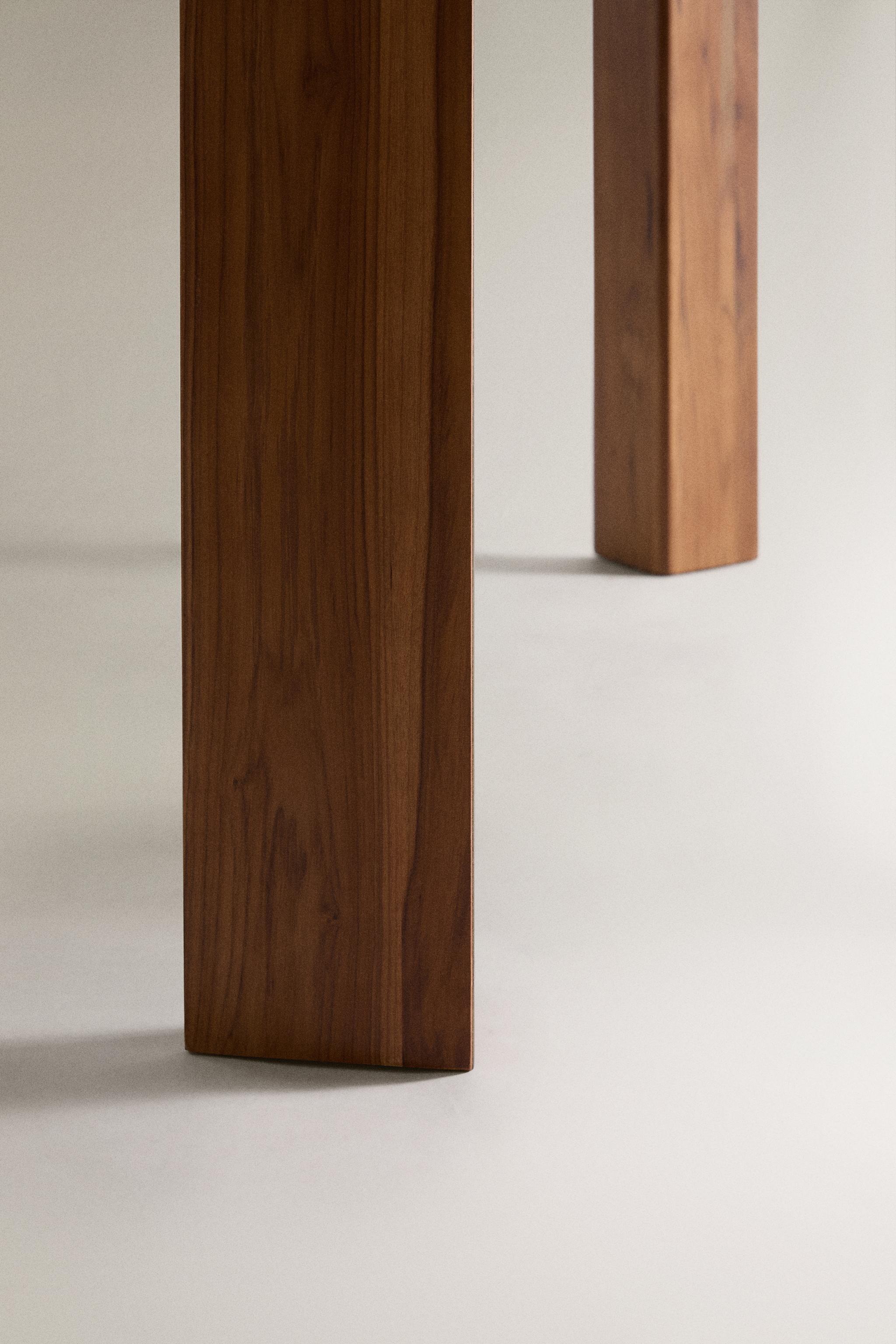 OCTAGONAL WOODEN TABLE