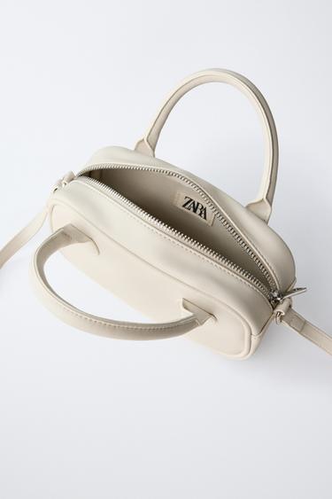 SAC BANDOULIÈRE BOWLING MINI - Blanc écru de Zara - Image 3