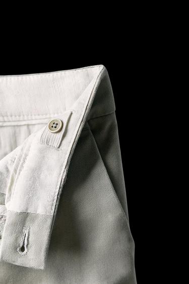 6–10 JAHRE/ TWILLHOSE LIMITED EDITION - verwaschenes Grün von Zara