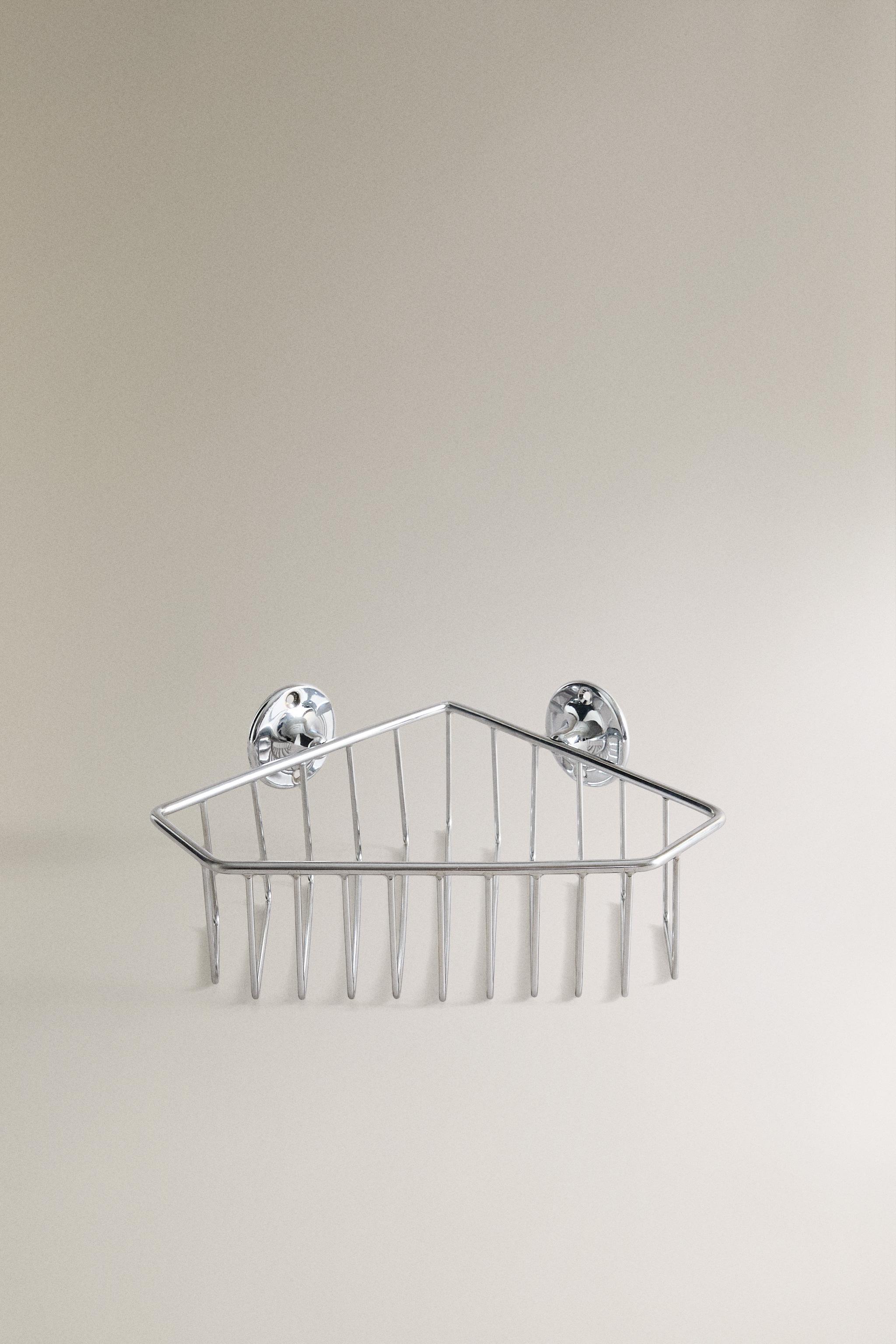SILVER CORNER SHOWER SHELF - Silver | ZARA United States