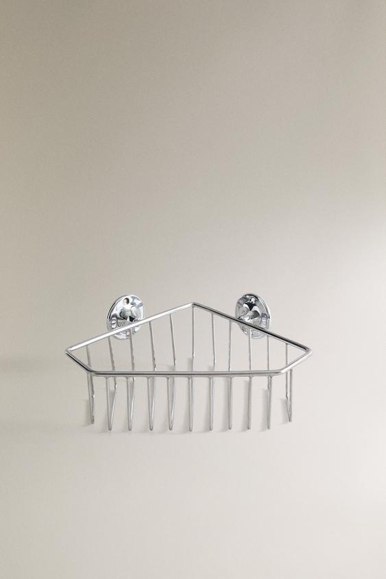 SILVER CORNER SHOWER SHELF - Silver | ZARA Ireland
