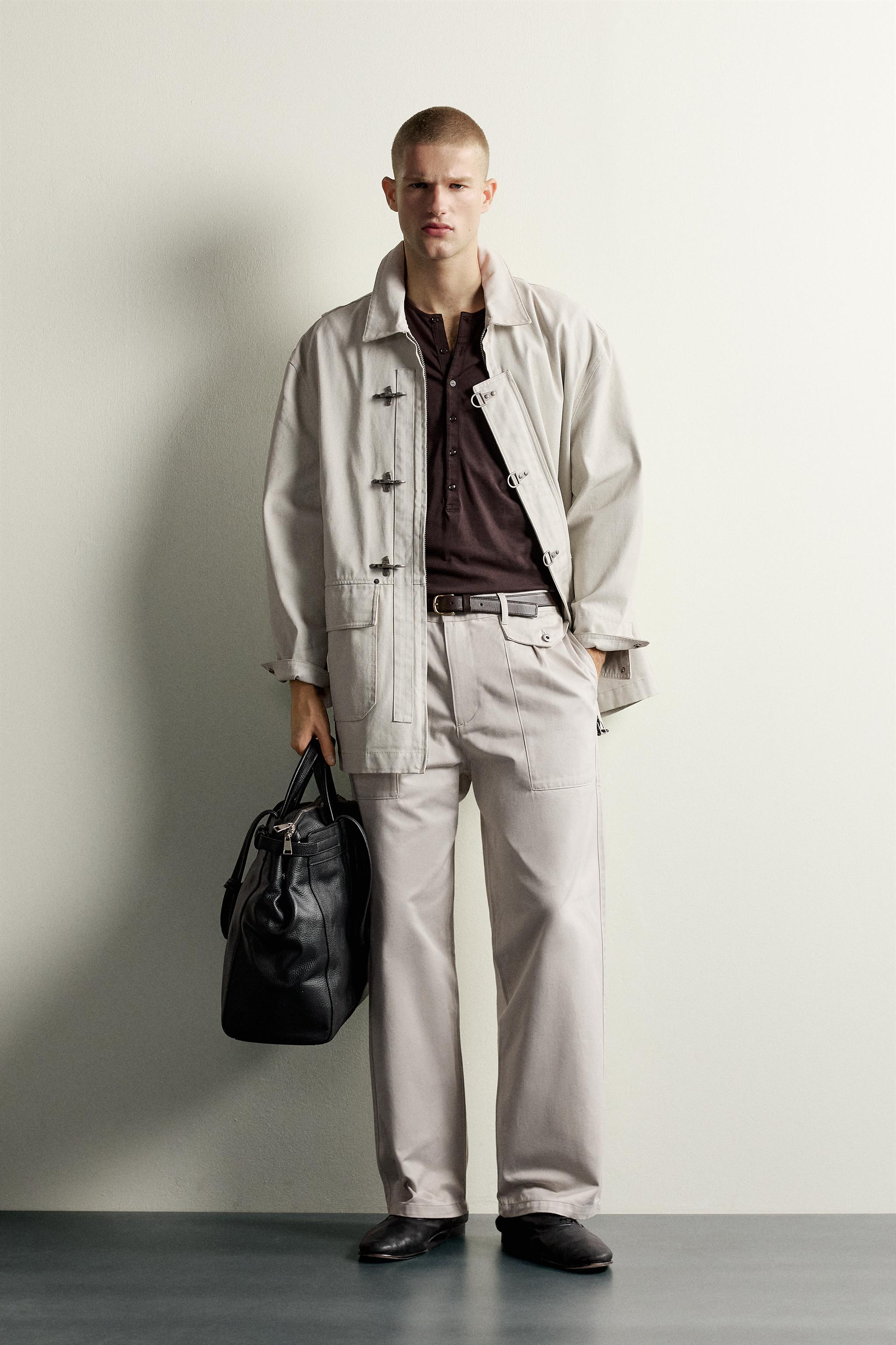 RELAXED FIT FIREMAN CLASP JACKET