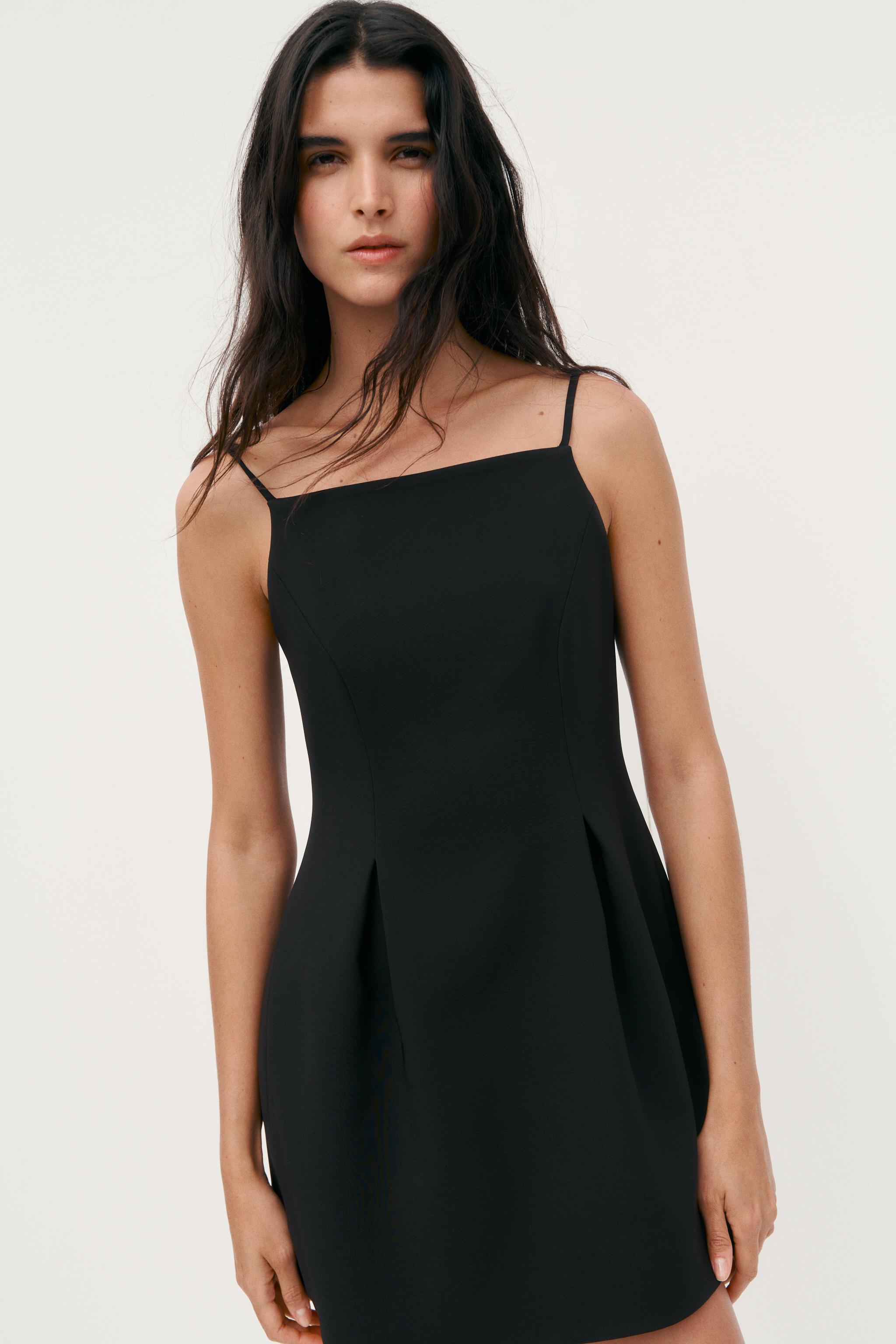 最終価格】即日発送可能！ZARA ドレス ブラック シースルー