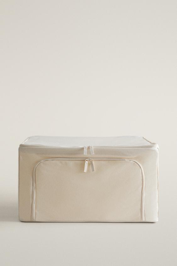 ORGANIZATOR TEXTIL DESCHIDERE FAȚĂ - Bej deschis de la Zara - Imaginea 0