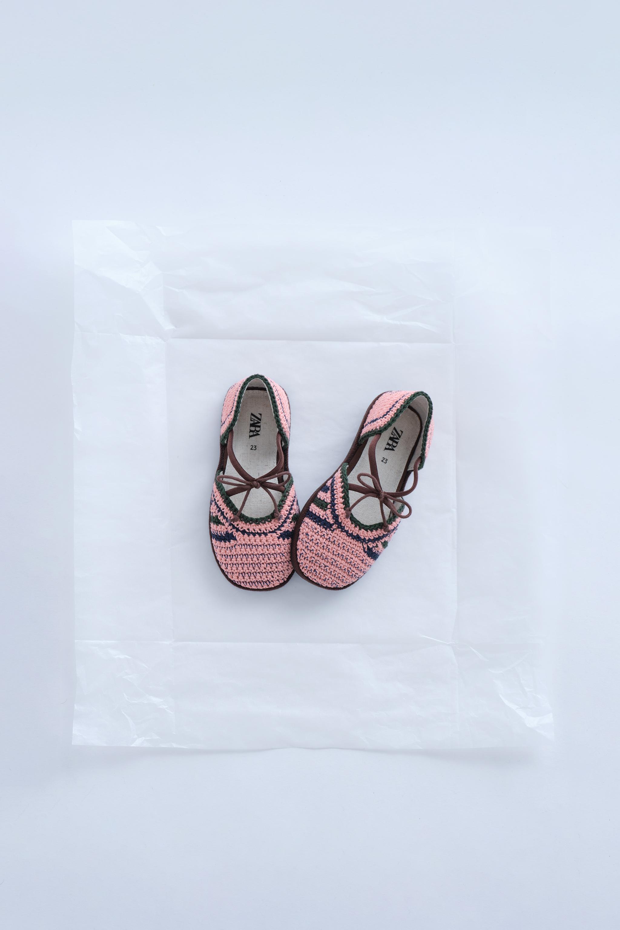 ZARA TIMELESS - BALLERINES EN CROCHET