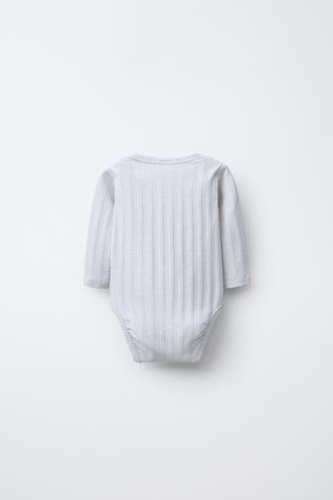 6 MOIS-3 ANS/ LOT DE TROIS BODYS À MANCHES LONGUES - Multicolore de Zara - Image 2