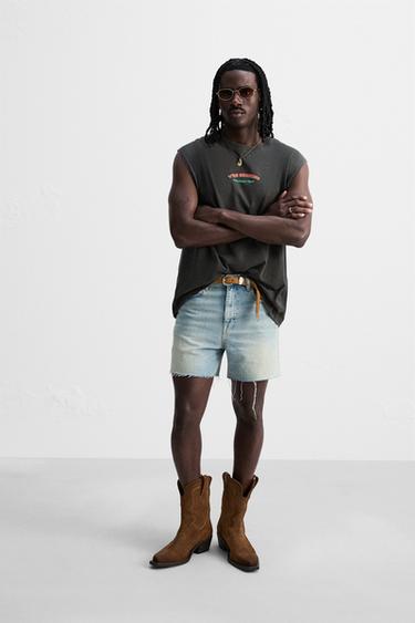 LEATHER COWBOY BOOTS - Brown by Zara - Image 1