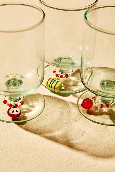 LOT MARQUE-VERRES À VIN PIQUE-NIQUE (LOT DE 6) - Marron de Zara - Image 5