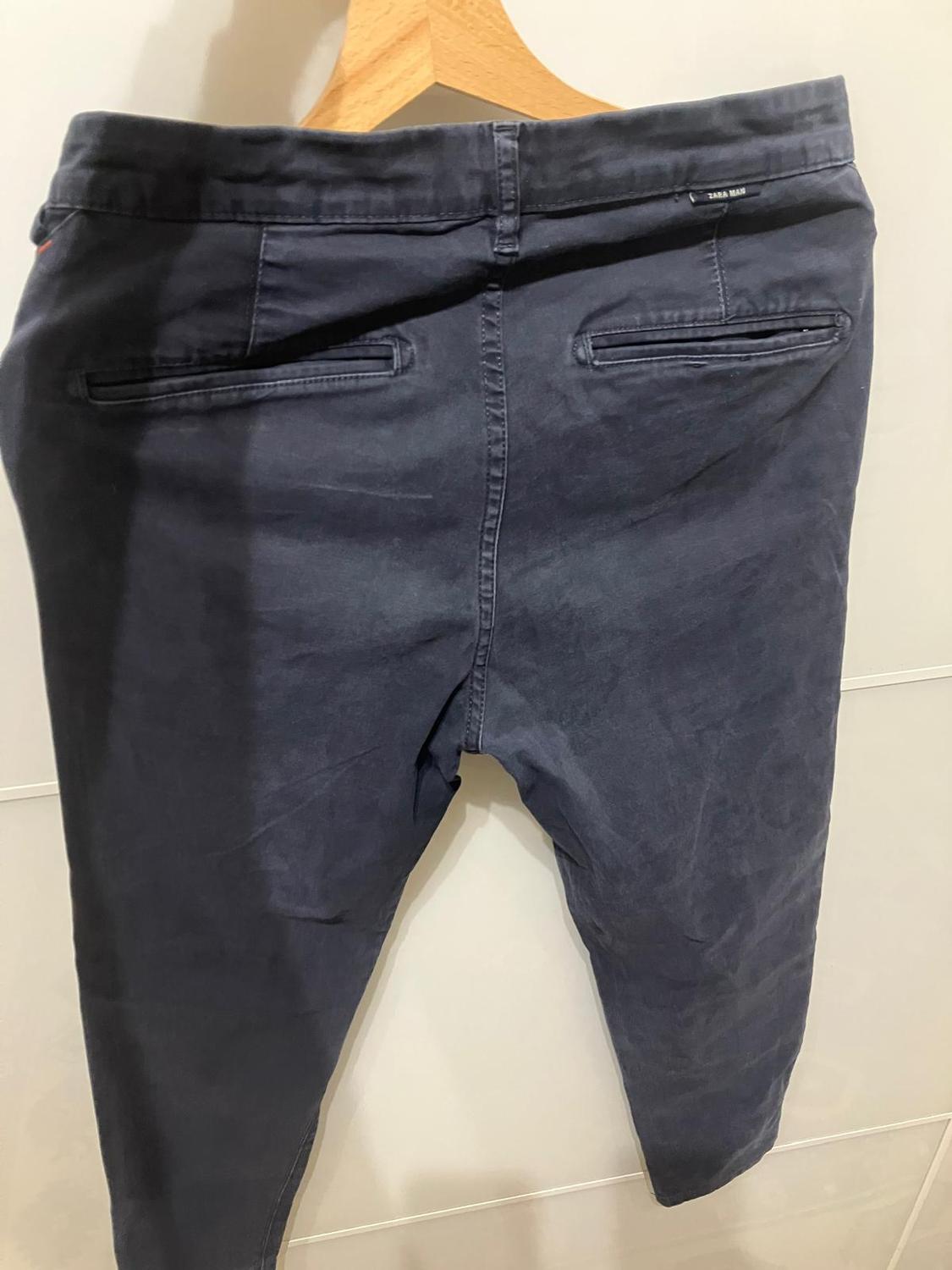 SLIM COMFORT FIT CHINO TROUSERS - Image 2