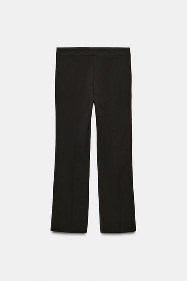 PANTALON LÉGÈREMENT ÉVASÉ - Marron de Zara - Image 9