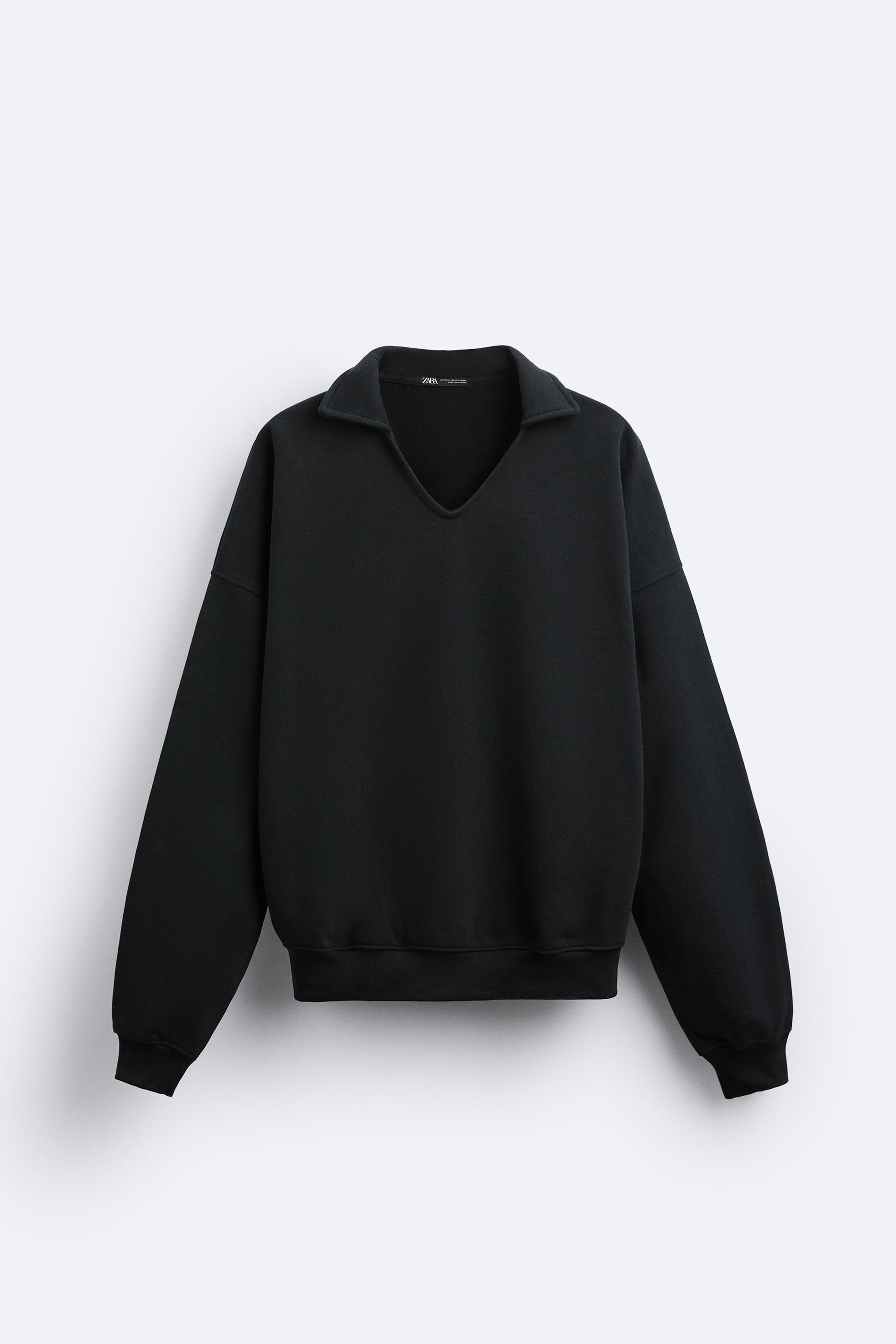 SWEATSHIRT CREW NECK - Preto