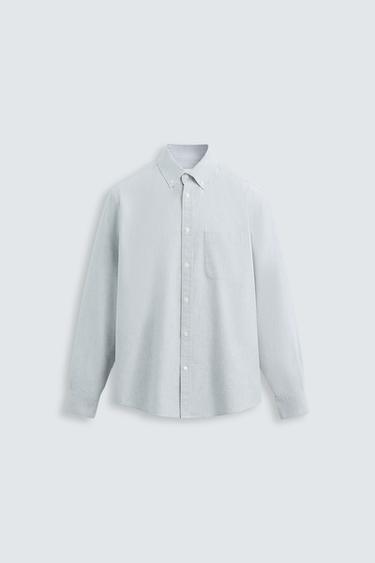 CAMISA OXFORD RAYAS - Rayas de Zara