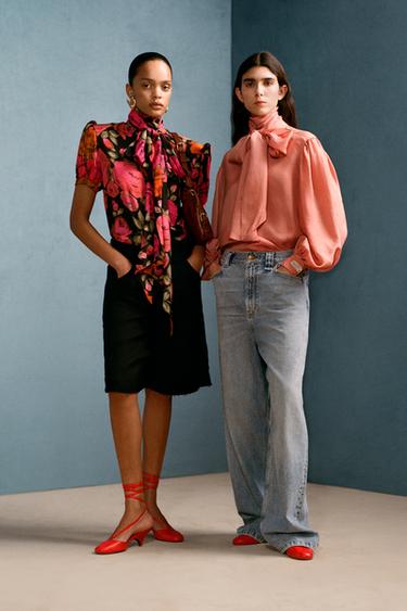 WILLY CHAVARRIA X ZARA FLORAL SHOULDER PAD BLOUSE - Various by Zara - Image 2