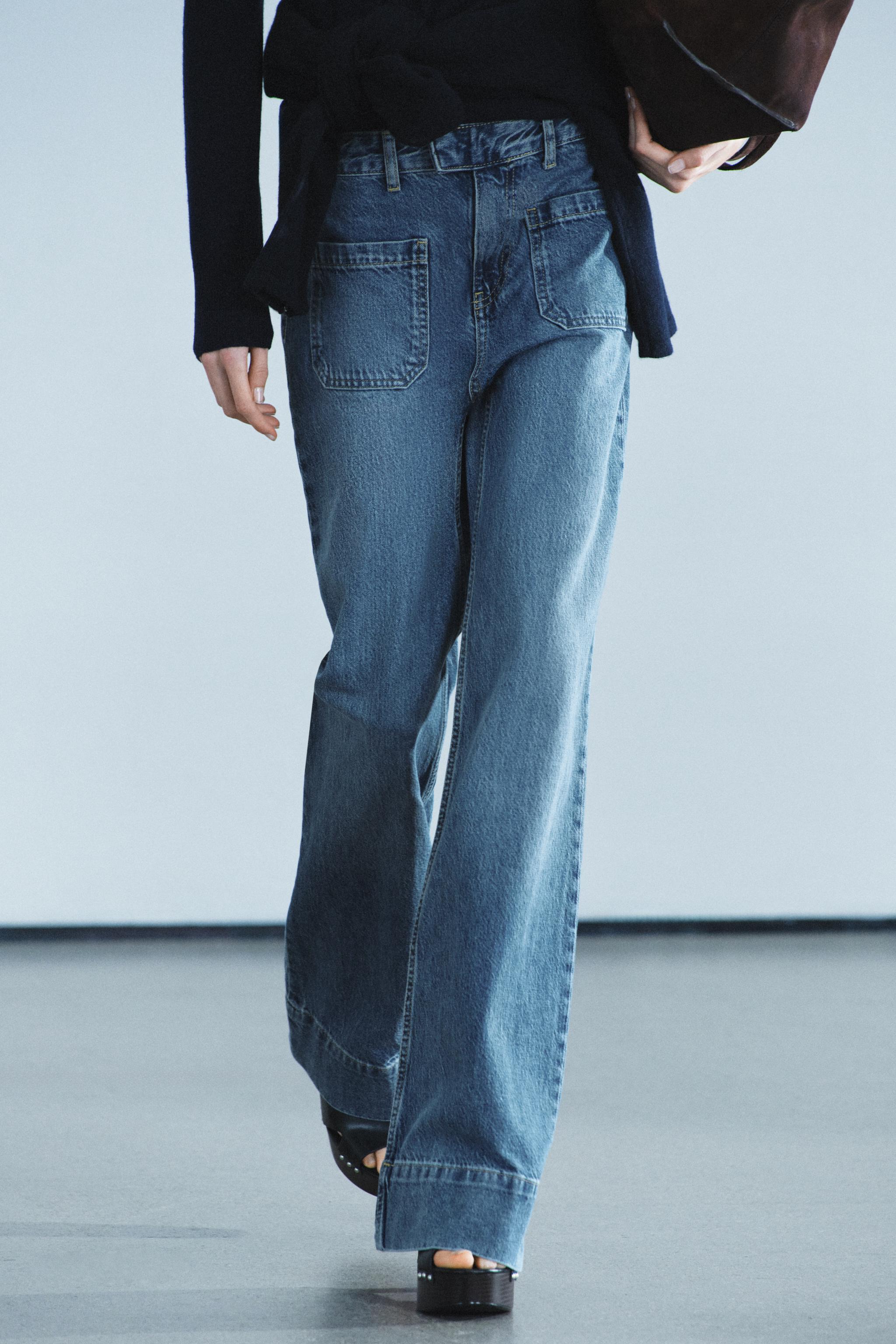 JEAN ZW COLLECTION FLARE TAILLE HAUTE À POCHES